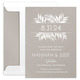 Palm Frame Shimmer Save the Date Cards Image 5 of 12